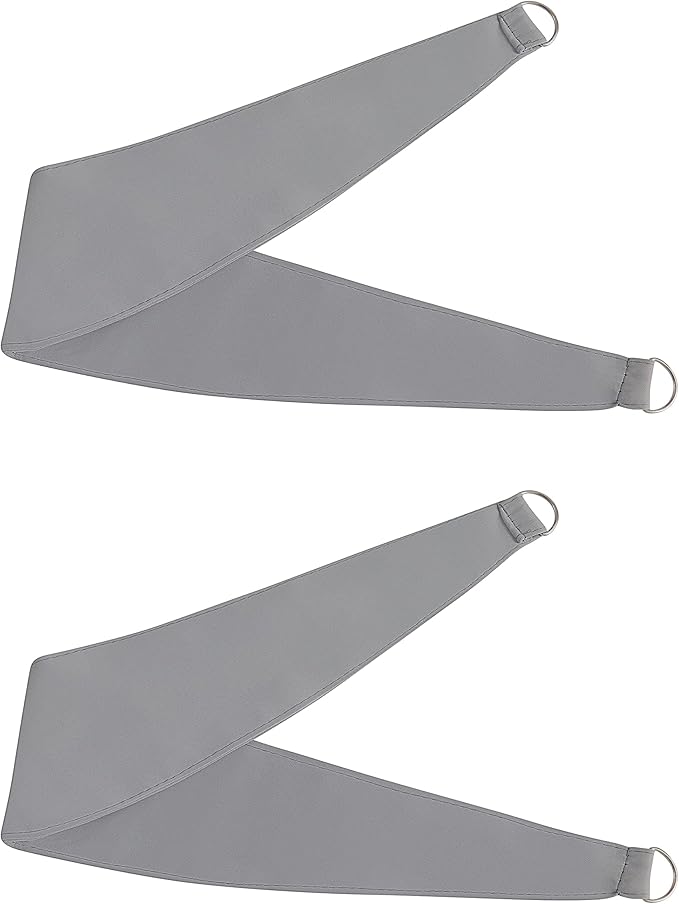 Bujasso Grey 90% Blackout Curtains with Sheer Overlay Mix and Match Double Layer Window Curtains Thermal Insulated 63 inch for Living Room Bedroom Gray Drapes with Tiebacks Grommet Top 37" Wx63 Lx2