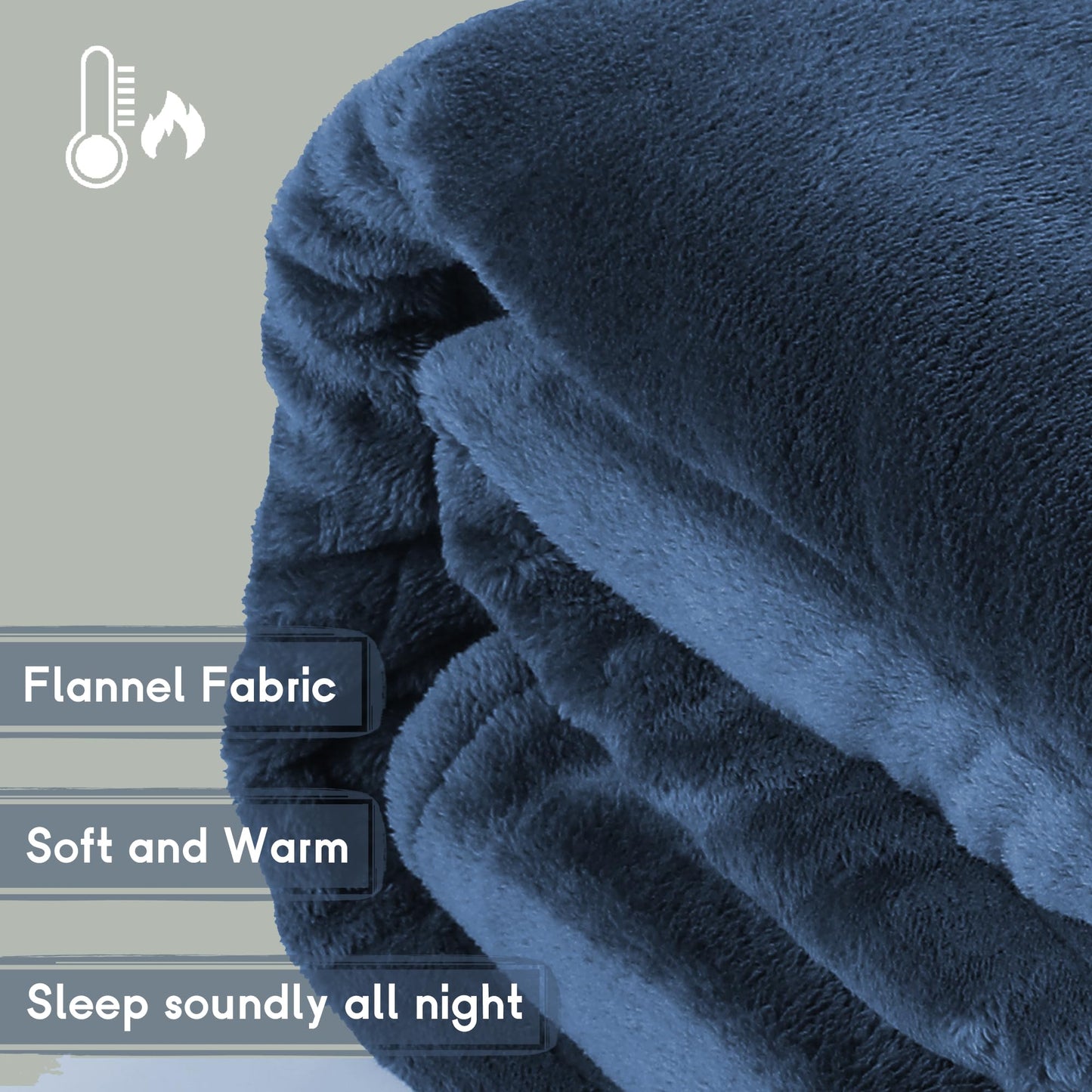 Heated Blanket Electric Blanket Full Size 72''x84'', Soft Flannel Heating Blanket with 1-10 Hour Auto Off - 6 Heat Settings - Machine Washable - Dark Grey