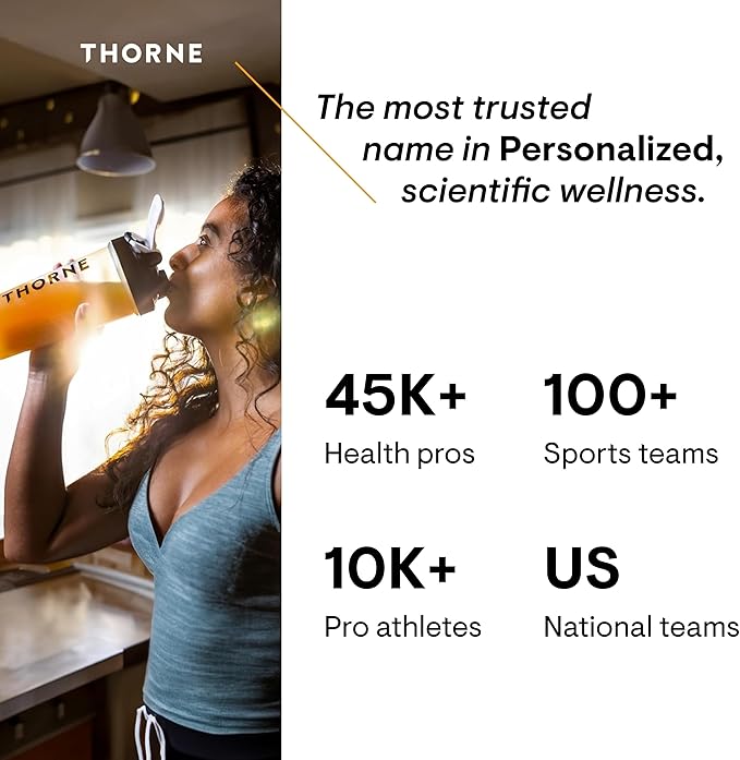 THORNE Basic Nutrients 2/Day - Comprehensive Daily Multivitamin with Optimal Bioavailability - Vitamin & Mineral Formula - Gluten, Dairy & Soy-Free - 60 Capsules - 30 Servings