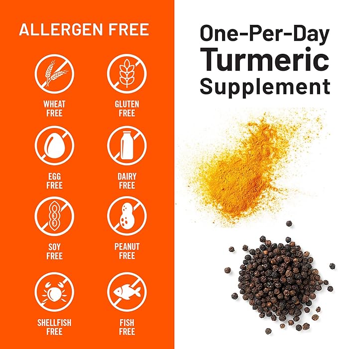 NatureWise Turmeric Curcumin 500mg with Black Pepper Softgels - Extra Strength, Enhanced Absorption - 95% Curcuminoids & BioPerine for Immune Support - Gluten-Free, Non-GMO - 90 Count[3-Month Supply]