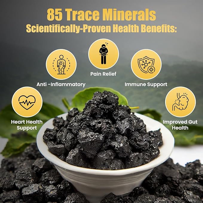 Himalayan Shilajit Resin [1,000 mg] Pure Shilajit Organic Natural ||Gold Grade|| Alpine Harvested, Sun-Dried, & Lab Purified for Men & Women, Max Potency >75% Fulvic Acid & 85+ Trace Minerals