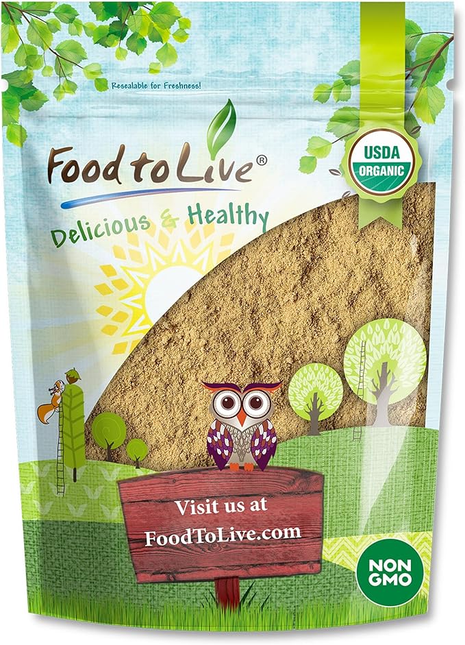 Food to Live Organic Triphala Powder, 2 Pounds – Natural Detox, Blend from Fruits Amalaki, Haritaki and Bibhitaki, Non-GMO, Perfect for Tea and Smoothies, Vegan, Kosher, Bulk