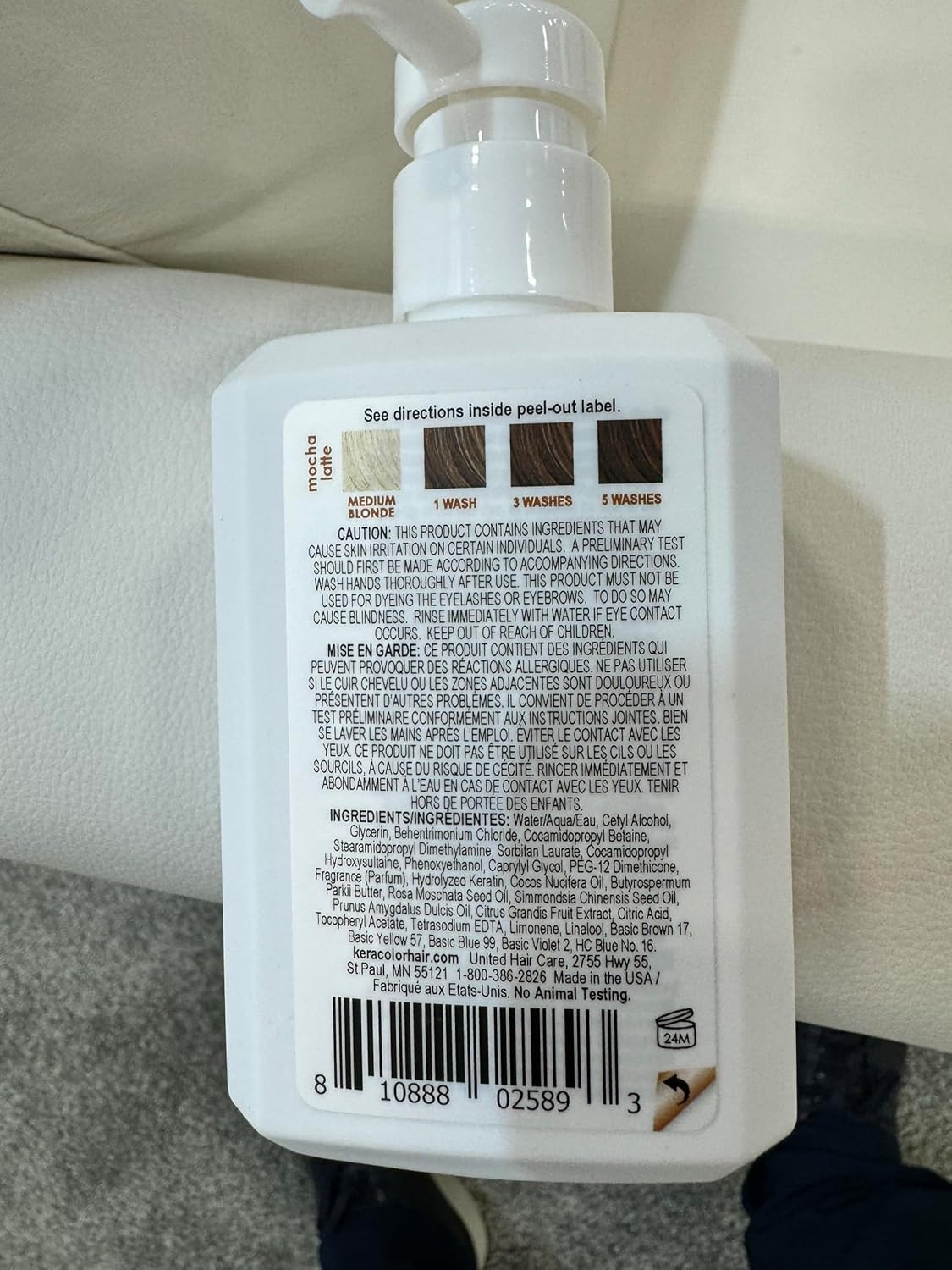 Keracolor Color + Clenditioner | 3-In-1 Color-Depositing Conditioner | 12 Fl Oz