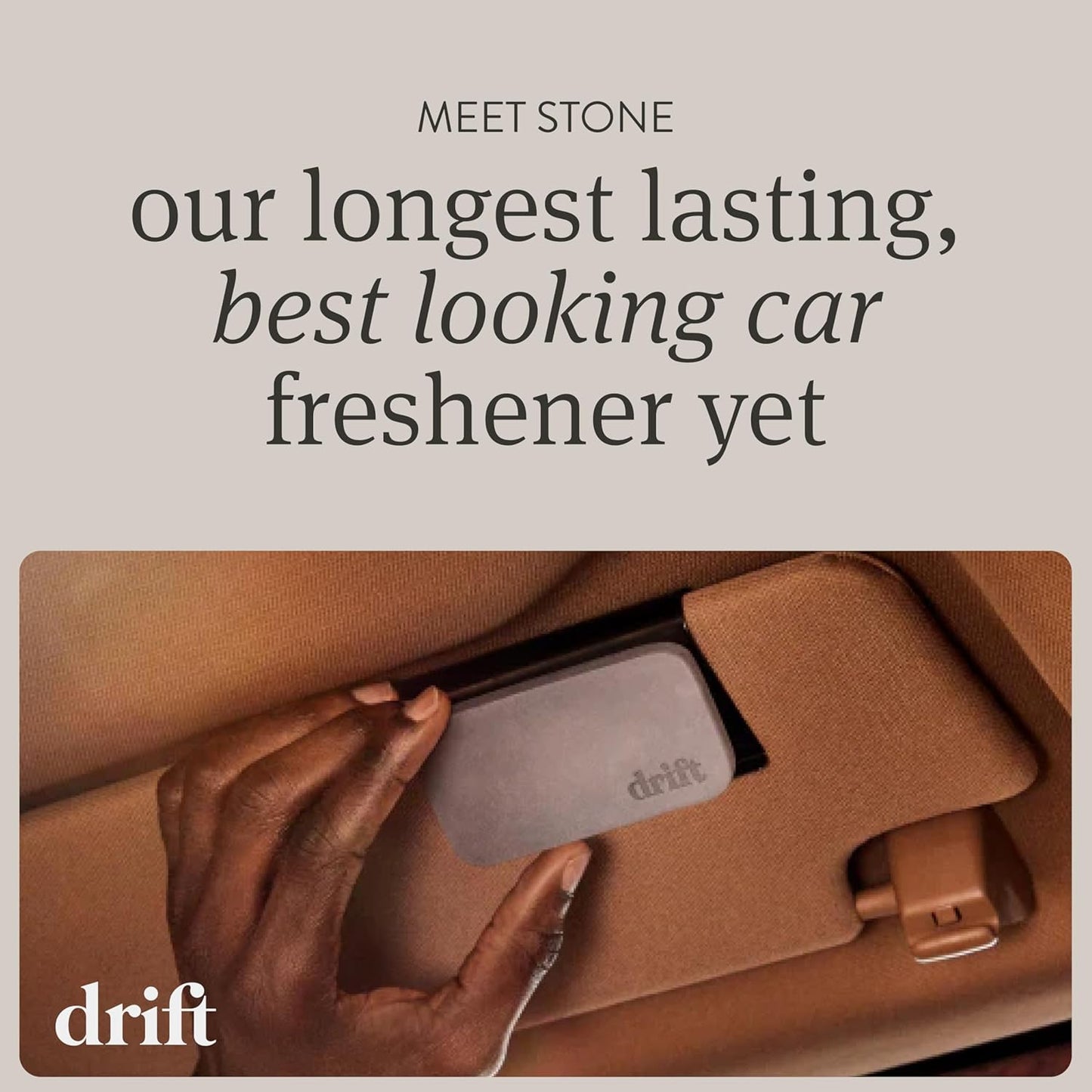 Drift Car Air Freshener - Stone Air Freshener - Car Odor Eliminator - Scent Variety Pack Refill - Pack of 3 - NO CLIP INCLUDED