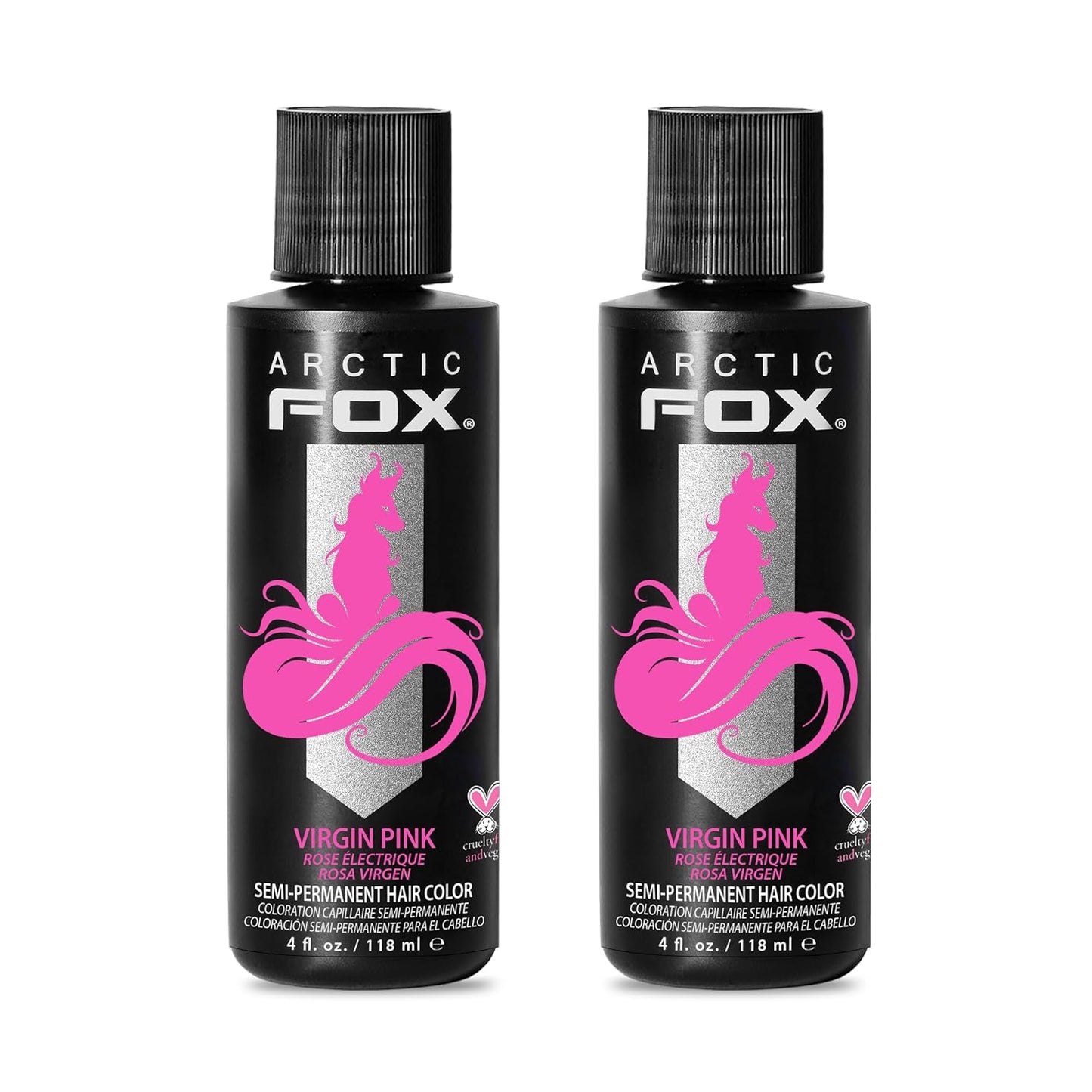 Vegan Semi-Permanent Hair Color Dye | Arctic Fox Poison | 4 Fl Oz