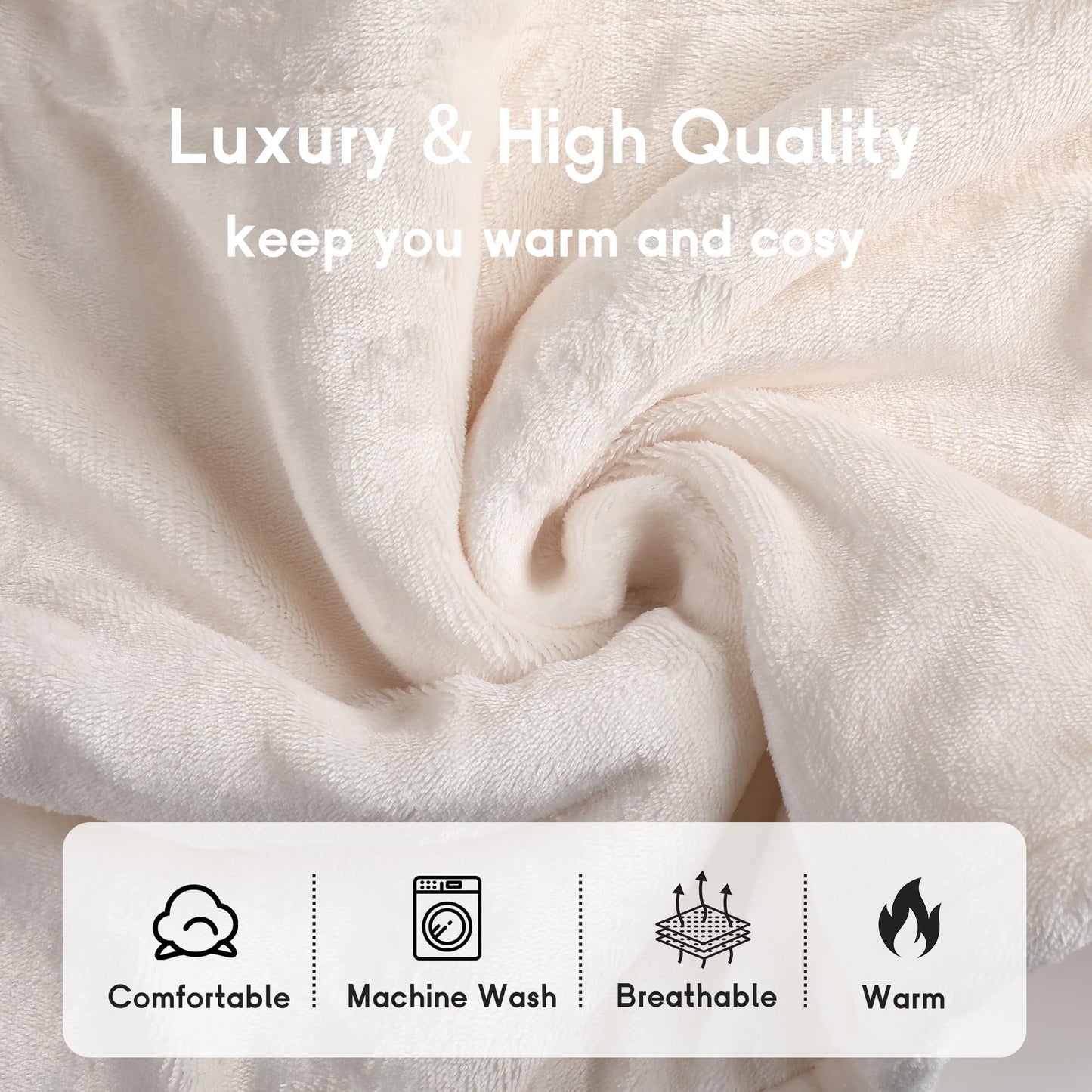 Heated Blanket Electric Blanket Full Size 72''x84'', Soft Flannel Heating Blanket with 1-10 Hour Auto Off - 6 Heat Settings - Machine Washable - Dark Grey