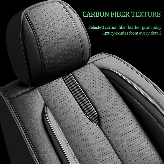 Fit Legacy Car Seat Covers for Subaru Legacy 2008-2023 2024 2025 2026 -Upgraded Premium Waterproof & Breathable Leather,Airbag Compatible,All-Weather Seat Cushion Protector,2 Front/Black-Red