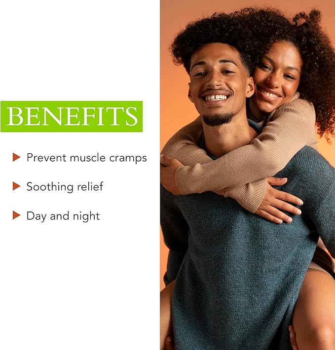 Leg Cramp Supplement – Relaxer for Muscle Cramps, Aches, & Restless Legs - Natural Relief Formula with Magnesium, Potassium, & Calcium - Vegan, Non-GMO, Gluten-Free, No Fillers, 60 Capsules
