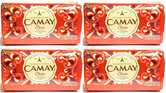 Camay International Classic Bar Soap With Sensual Scent, 125 G / 4.5 Oz, 3 Count (Pack Of 4) 12 Bars Total