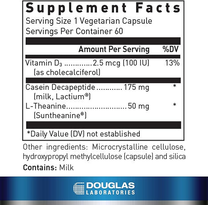Douglas Laboratories Sereniten Plus | Supports Metabolism, Stress Management, Sleep, and Cortisol Regulation | 60 Capsules