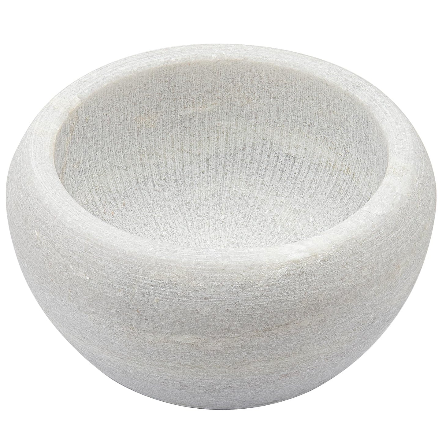 Charmman Shaving Soap & Cream Bowl For Men, Natural White Marble Stone, Heat Preservation, Easier To Whip Up A Fantastic Foam Wi