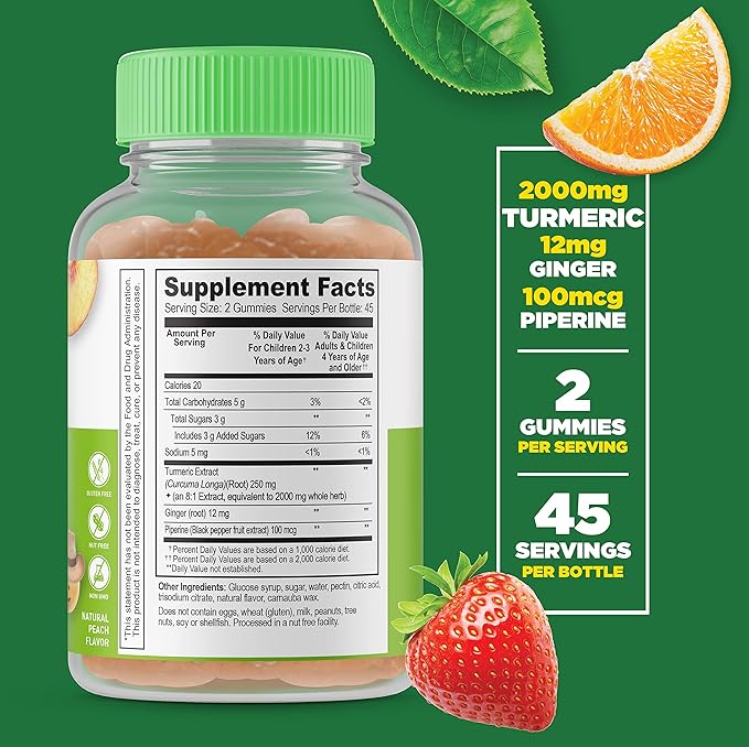 Lifeable Probiotic 2 Billion CFU Kids + Turmeric Curcumin Kids, Gummies Bundle - Great Tasting, Vitamin Supplement, Gluten Free, GMO Free, Chewable Gummy