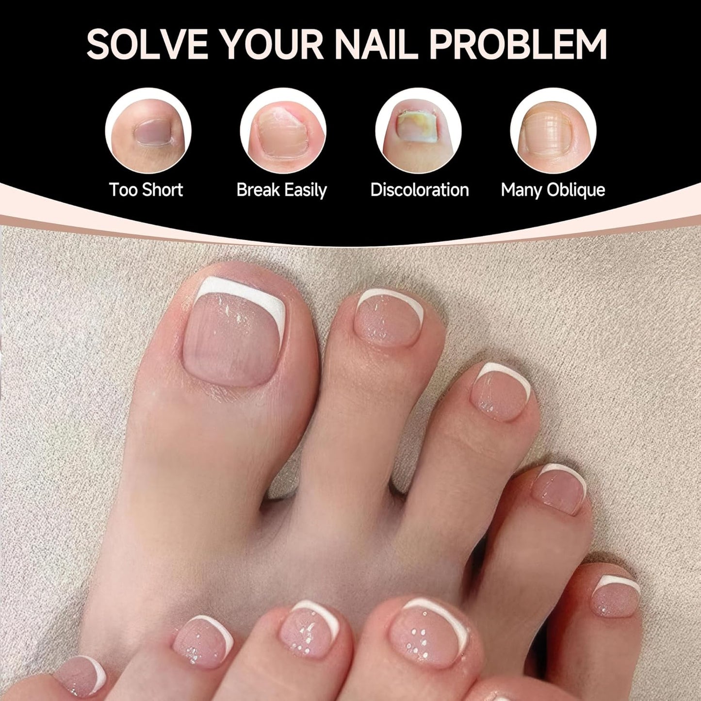 Solid Nail Glue Gel – 15ml Super Strong Adhesive for Acrylic & Press-On Nails