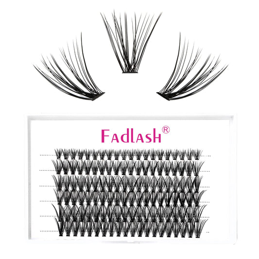 Individual Lashes 30D Lash Clusters Extensions Volume Diy Eyelash Extension Kit Mink Cluster Lash Extensions Fluffy Individual F