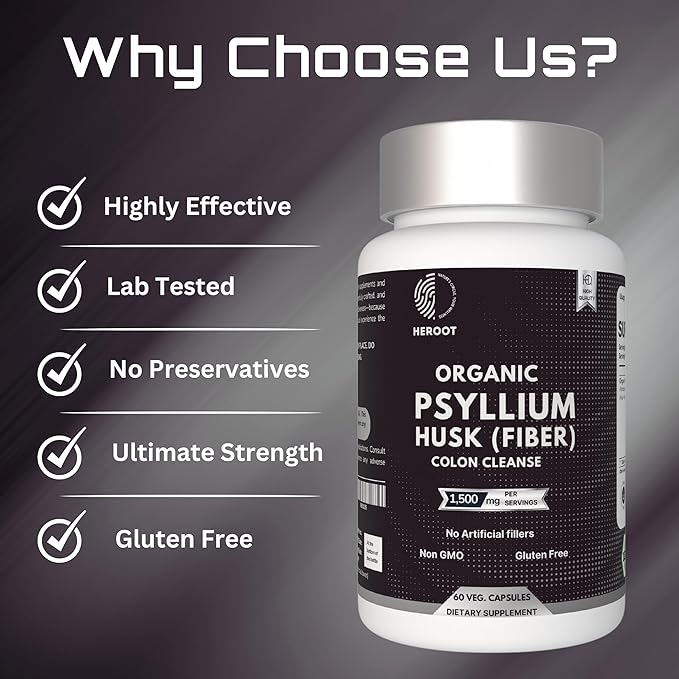 Psyllium Husk Supplement (Pack of 20)