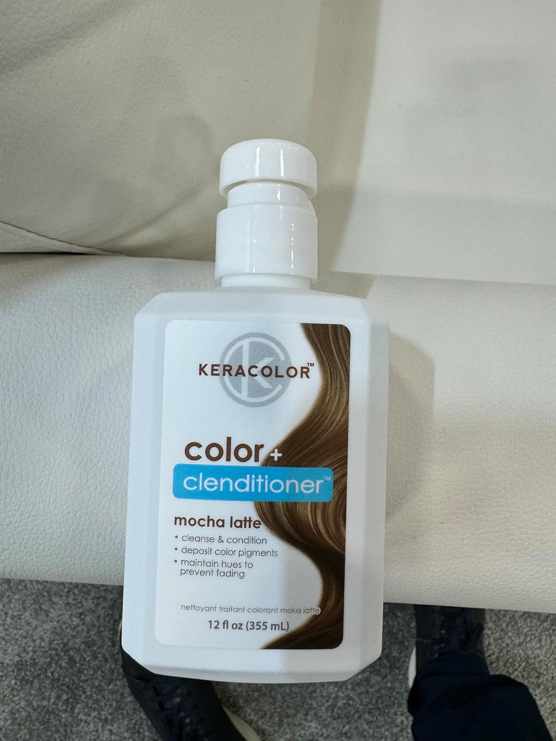 Keracolor 3-In-1 Color-Depositing Conditioner | Gently Cleanses & Conditions | 12 Fl Oz