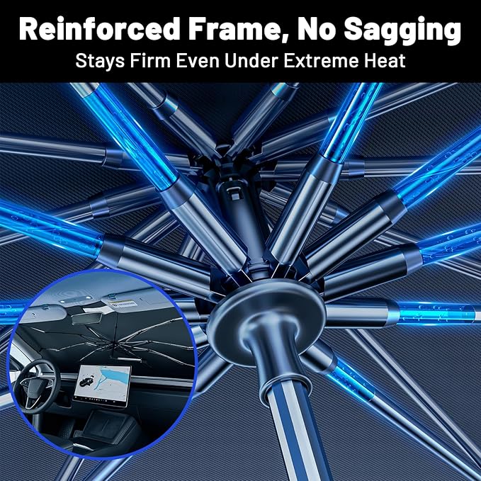 Car Windshield Sun Shade for Subaru Forester 2019-2026 –[Reflective Coated Fabric] Sunshade Umbrella for Front Window, Car Shades Sun Visor Keep Car Cool and Protects Interior, 1:1 Exact Fit