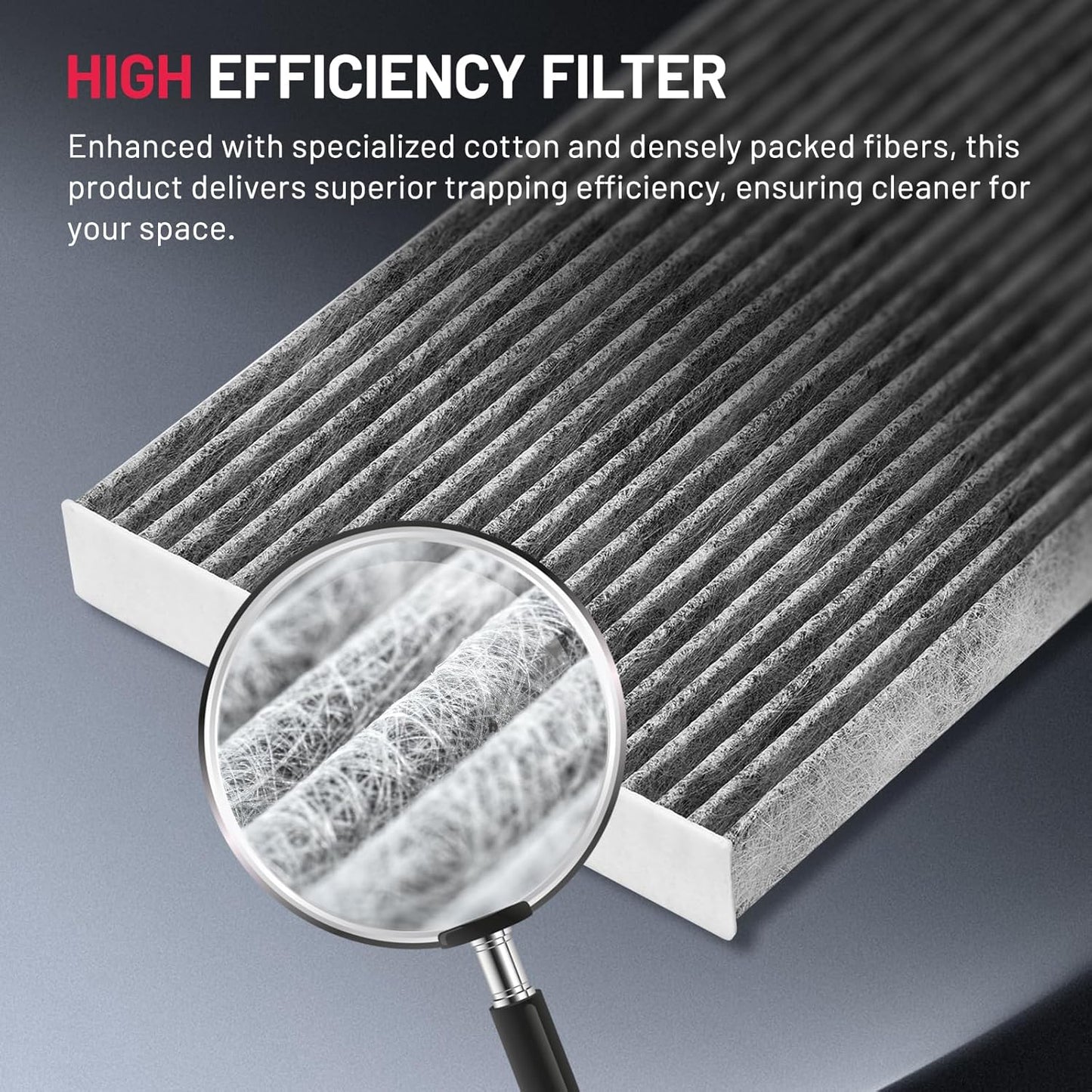 BDFHYK Cabin Air Filter with Activated Carbon Compatible with Dodge Durango 2011-2022, Compatible with Jeep Grand Cherokee 2011-2021, Grand Cherokee WK 2022, Replace# CF11183, 68079487AA