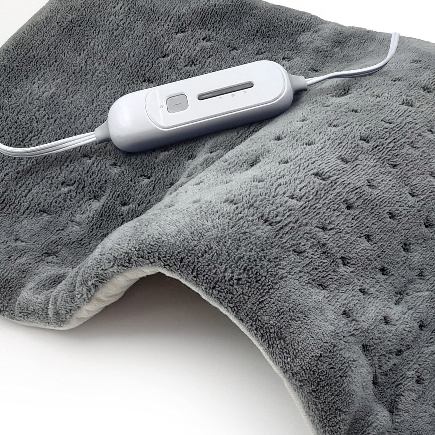 SUNAID Full Back Electric Heating Pad Fast Heating Wrap with Auto Shut Off for Back, Neck and Shoulder, Abdomen, Waist Pain Relief, Dry/Moist Option (12" x 24" (Navy))