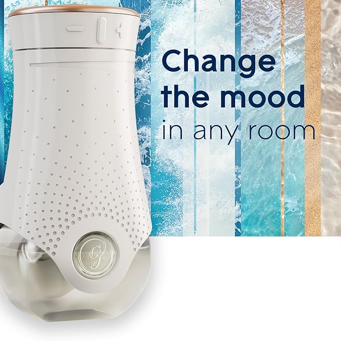 Glade PlugIns Scented Oil 10 Refills, Air Freshener, Aqua Waves, 10 x 0.67 oz, Packaging May Vary