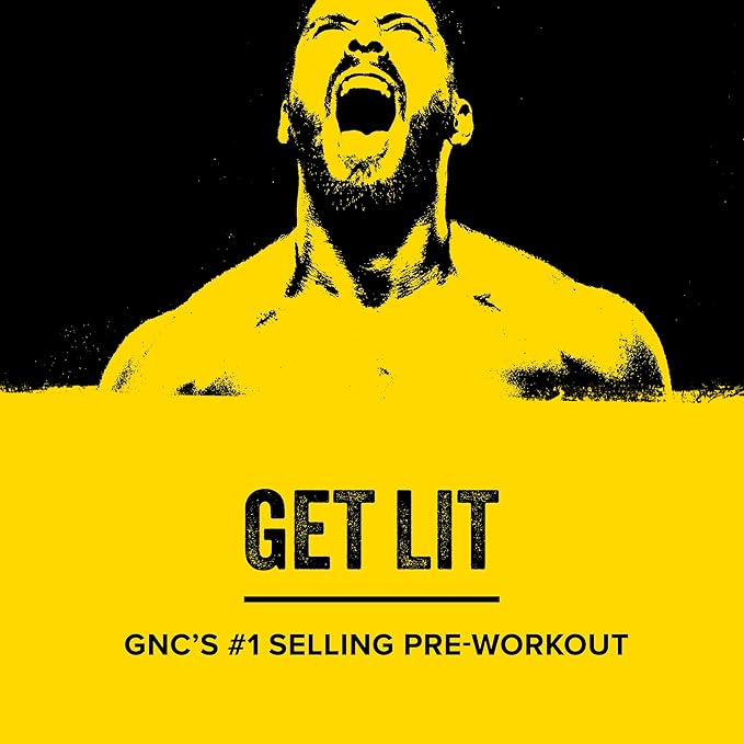 BEYOND RAW LIT PreWorkout Powder Supplement for Men and Women, Energy, Focus, Endurance, Pumps, Nitric Oxide Boost, 250mg Caffeine, Creatine, Beta Alanine, Gummy Worm, 30 Servings
