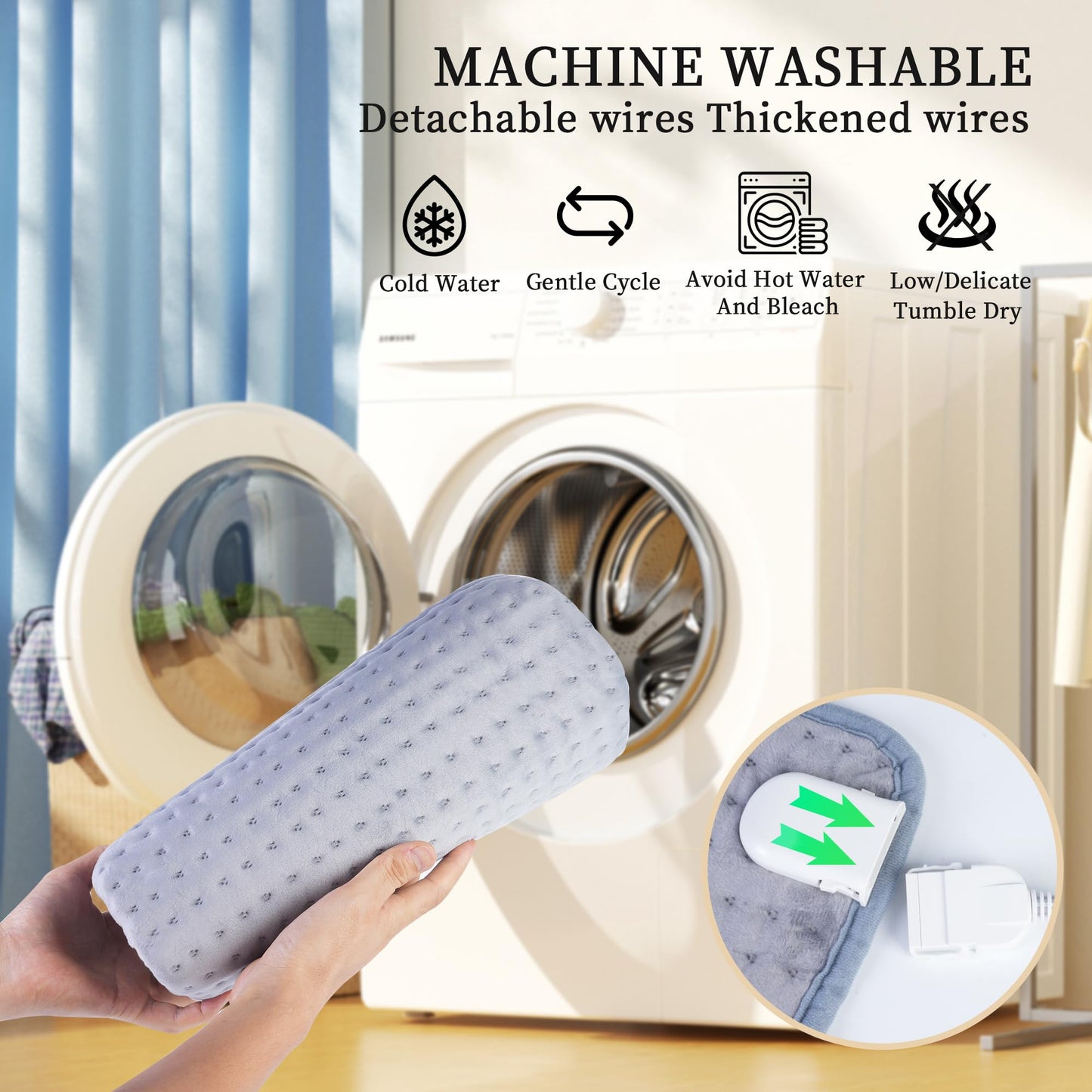 Large Heating Pad,TOPSOSO 20"x40" Extra Large Heating Pad for Back Pain Relief Electric Heating for Period Cramps Shoulders Pain Relief Moist/Dry Heat 10 Heat Setting Auto Shut Off Gift for Women Men