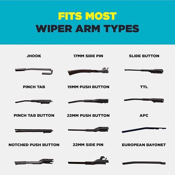 Invisible Glass CSB21 Ceramic Silicone 21" Premium All-Season Windshield Wiper Blade – Automotive Replacement Beam Blade with HydroGuard Water Repellent Coating for Quiet, Streak-Free Performance
