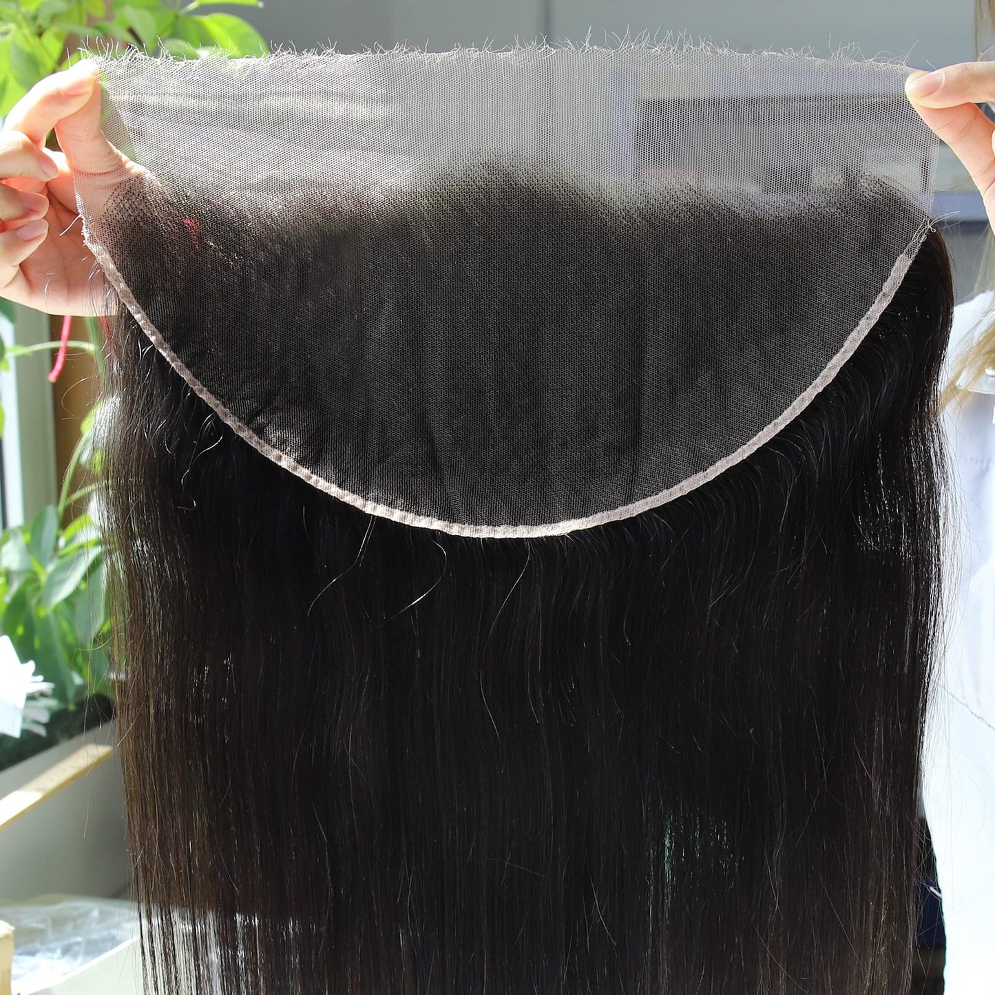 Beeos Skinlike Real Hd Lace Frontal Piece Only, 13X6 Ear To Ear Virgin Human Hair Invisible Swiss Lace Frontal Pre Plucked Natur