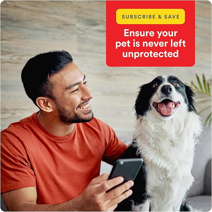 Ultra Flea and Tick Prevention for Dogs - Dog and Puppy Treatment and Control - Mosquito Repellent - Small, Fast Acting Waterproof Topical Drops, 2 Month Supply