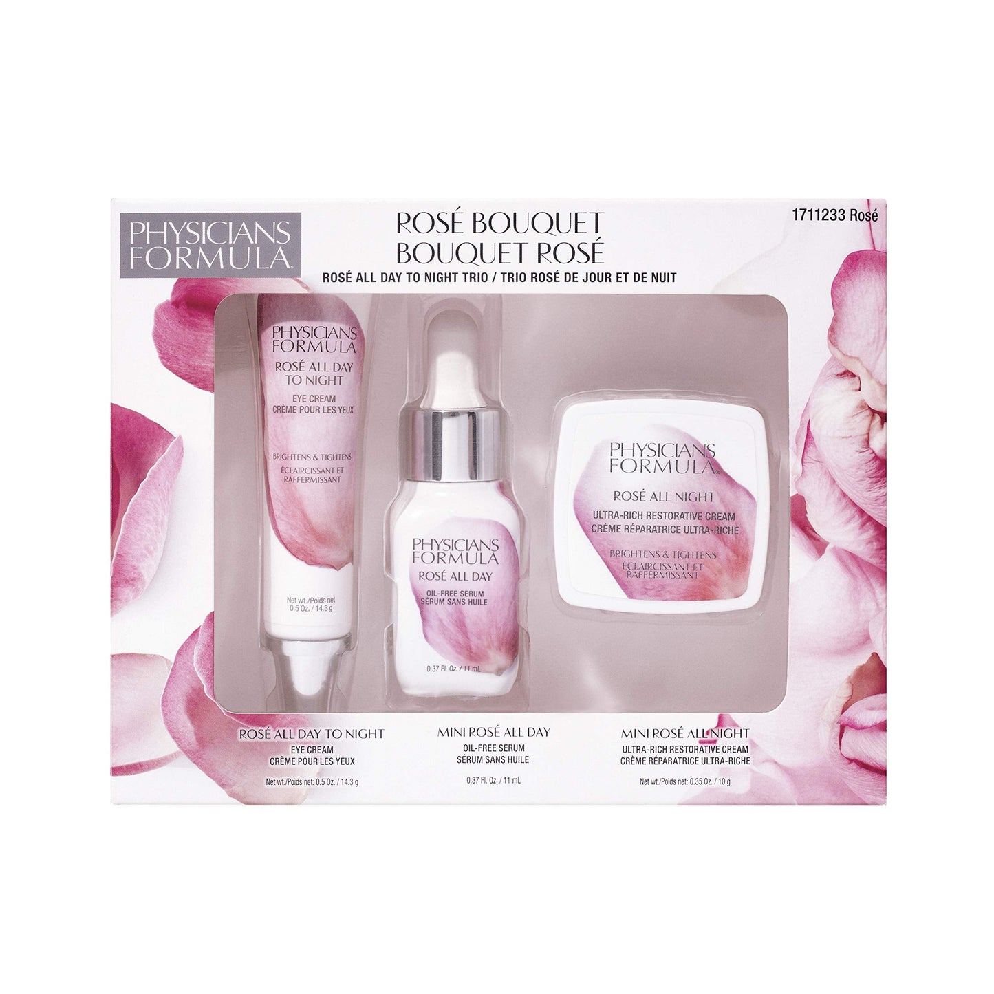 Physicians Formula Ros   All Day Makeup Set Skin Care Kit, For Dark Circles Under Eyes, Puffiness, Anti Aging, Antioxidants Anti