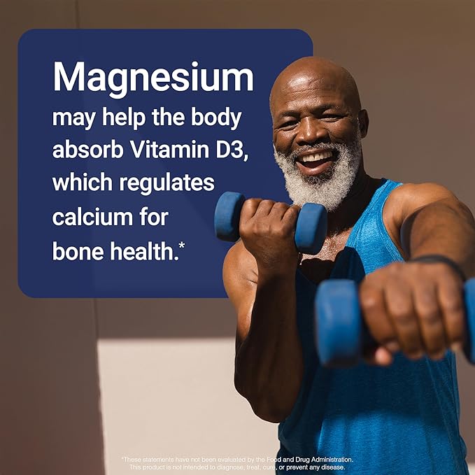 U.S. Doctors' Clinical 1200mg Calcium Citrate & Carbonate Complex with Magnesium & Vitamin D3 - Calcium Supplement for Bone Strength, Muscles & Nerves - Vegan, Non-GMO - 60 Tablets - 1-Month Supply