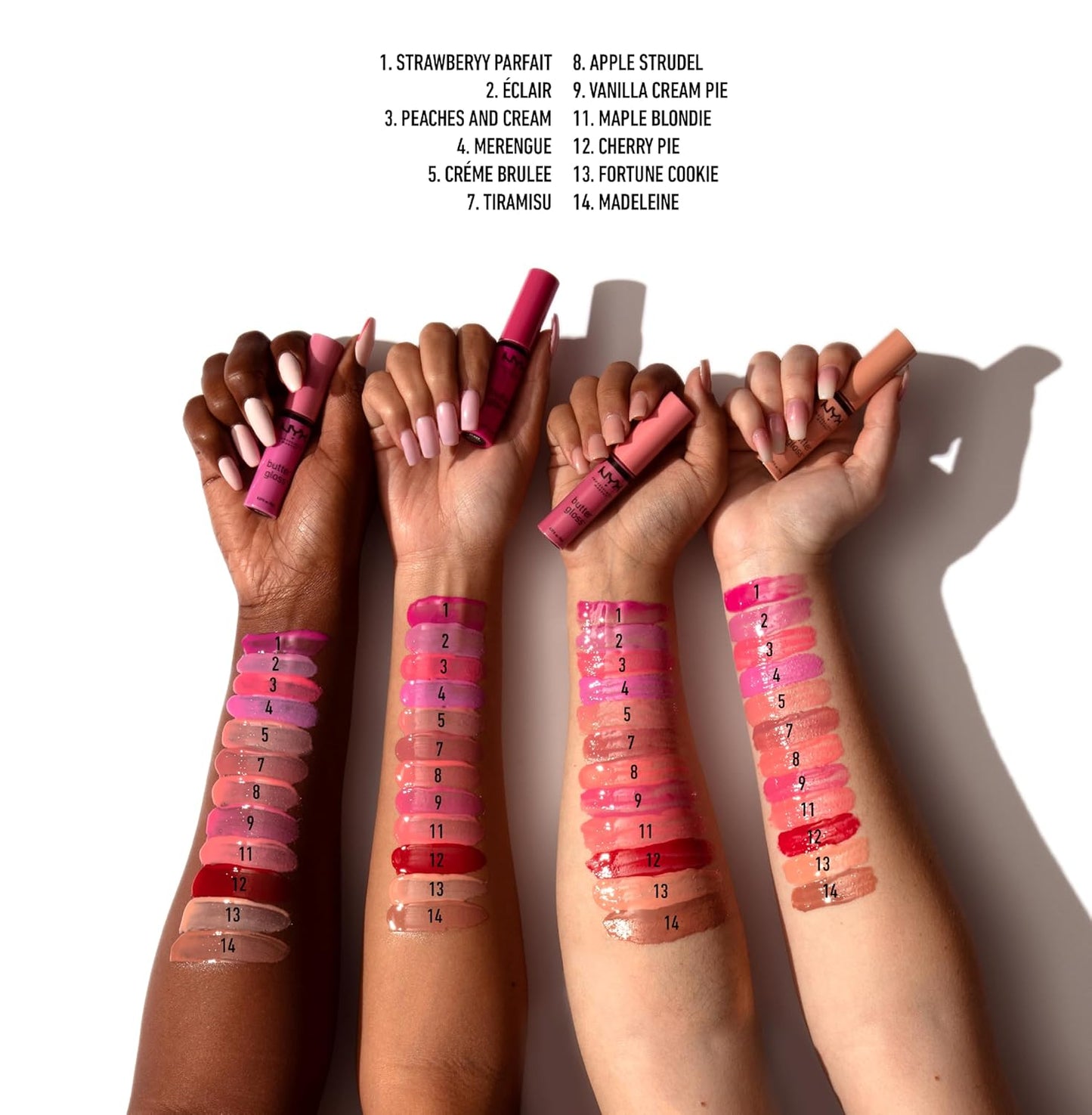 NYX Butter Gloss | Non-Sticky Lip Gloss for Women | Peaches & Cream