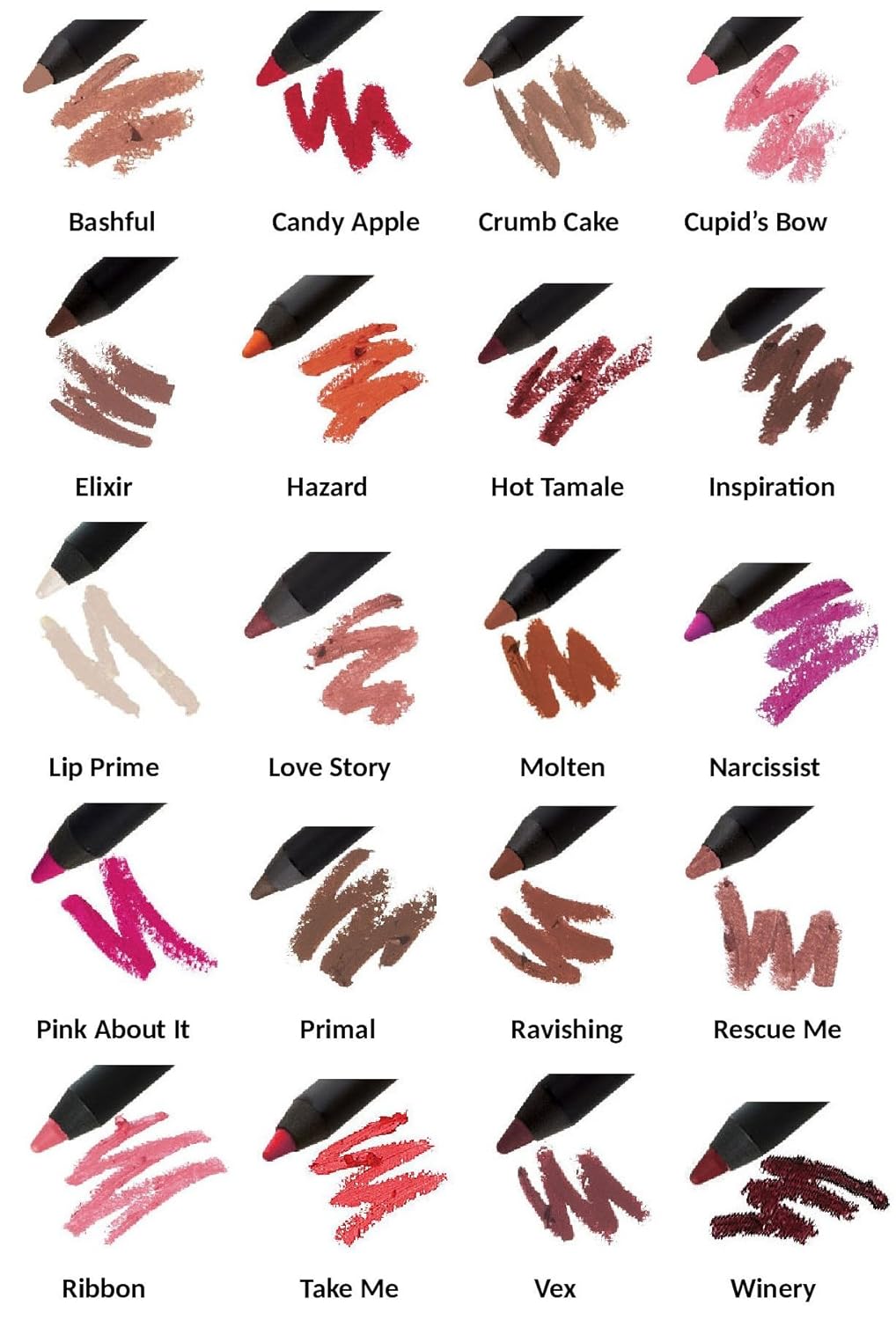 Jolie Waterproof Ultimate Lip Liner Pencil - LOVE STORY (a mauve rose pink)