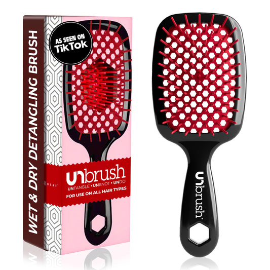 Fhi Heat Unbrush, Red - Detangling Hair Brush Red