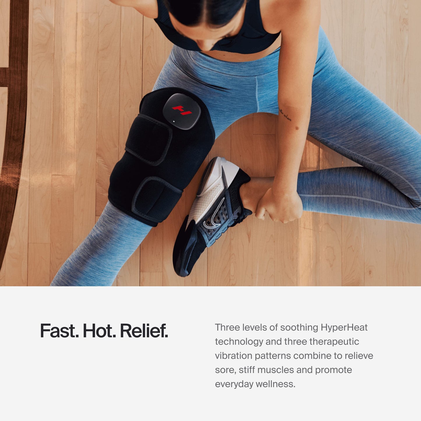 Hyperice Venom 2 Back Wrap - Provides Advanced Heat and Vibration for Pain, Soreness and Inflammation - FSA-HSA