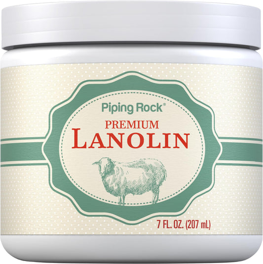 Piping Rock Lanolin Cream | 7 Fl Oz | 100% Pure