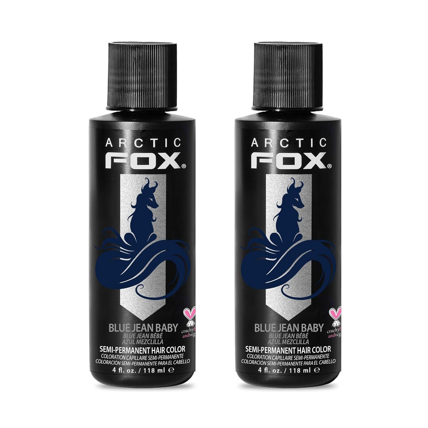 ARCTIC FOX Vegan Semi-Permanent Hair Color Dye | STERLING | 4 Fl Oz