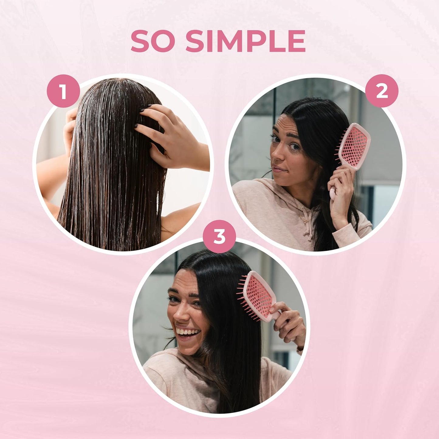FHI Heat UNbrush Detangling Brush | Pain-Free for All Hair Types | Lightweight & Anti-Static