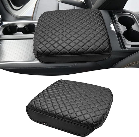 KBH Center Console Armrest Cover for 2025 2026 Ford Expedition, Bucket Seat, Durable Arm Rest Cover for Car, Thick Cushion Pad, Black