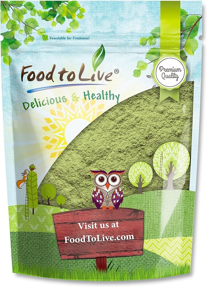 Food to Live Broccoli Powder, 2 Pounds – Nutrient-Rich Green Superfood for Smoothies, Shakes and Cooking, High in Fiber, Vitamins and Antioxidants, Vegan, Kosher, Bulk