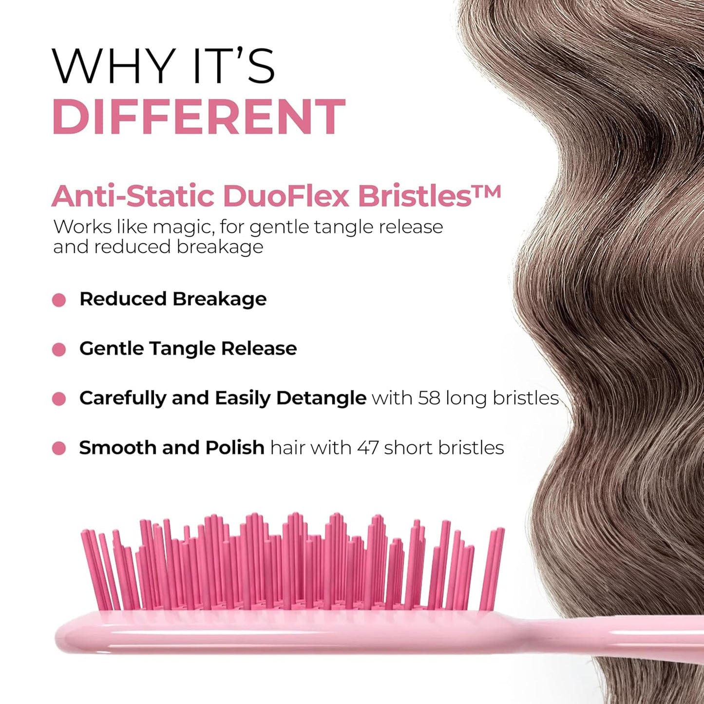 FHI Heat UNbrush Detangling Brush | Pain-Free for Wet & Dry Hair Types