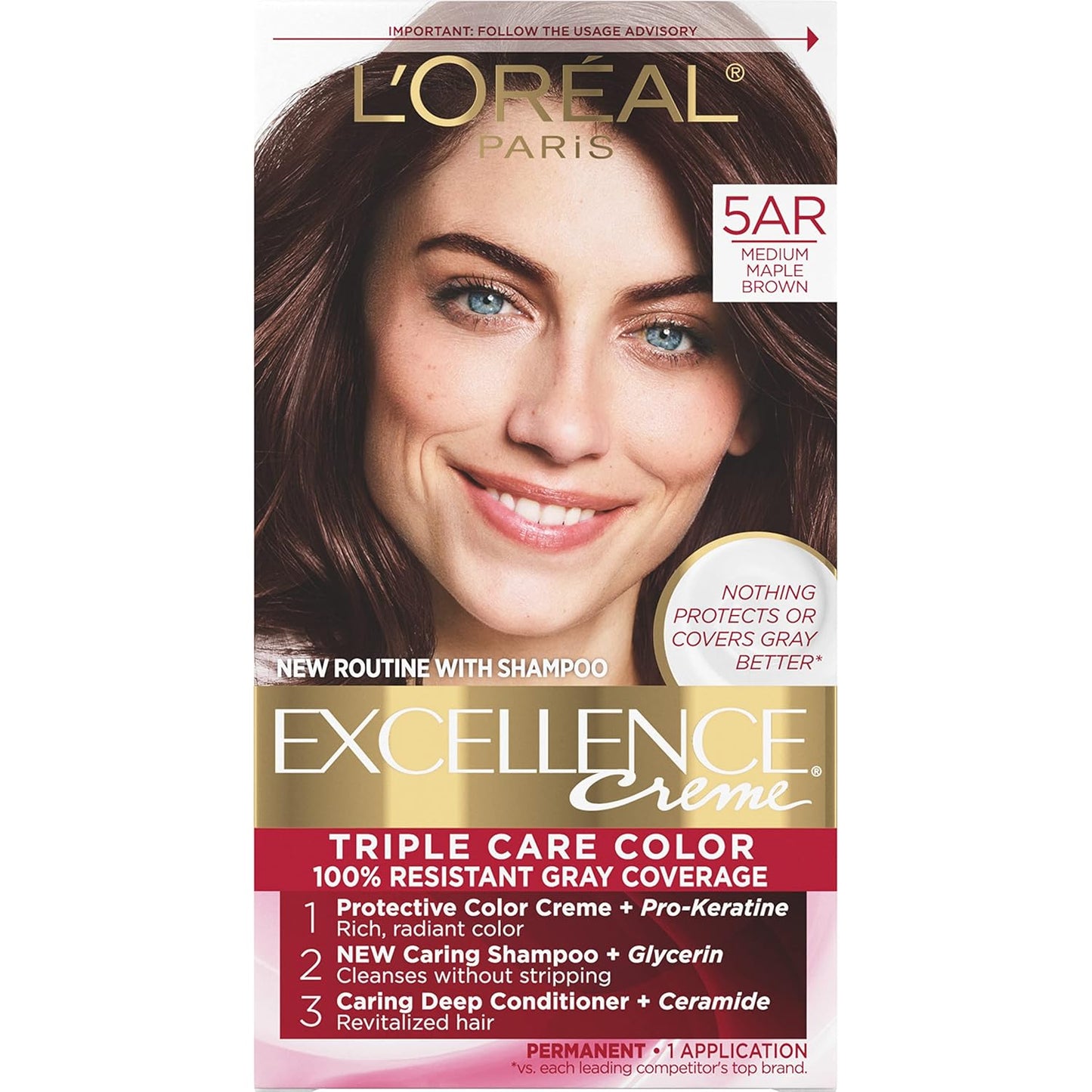 L'Oreal Paris Excellence Crème 9A Light Ash Blonde Hair Color | Gray Coverage, 8 Weeks