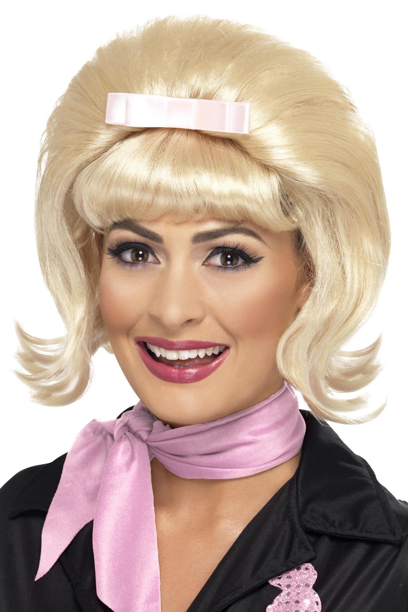 Smiffys 50S Flicked Beehive Bob, One Size