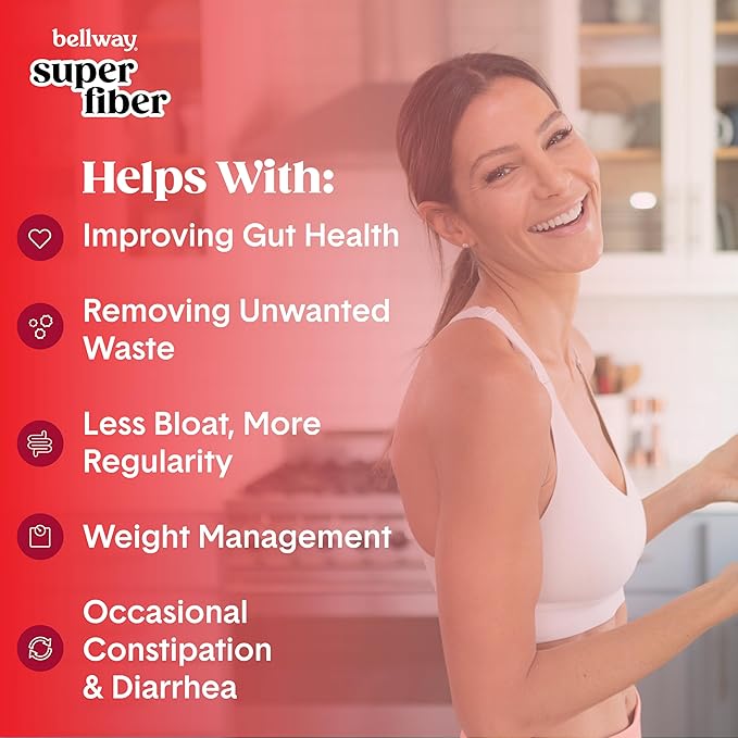 Bellway Super Fiber Powder + Fruit, Raspberry Lemon Super Fiber Gummies