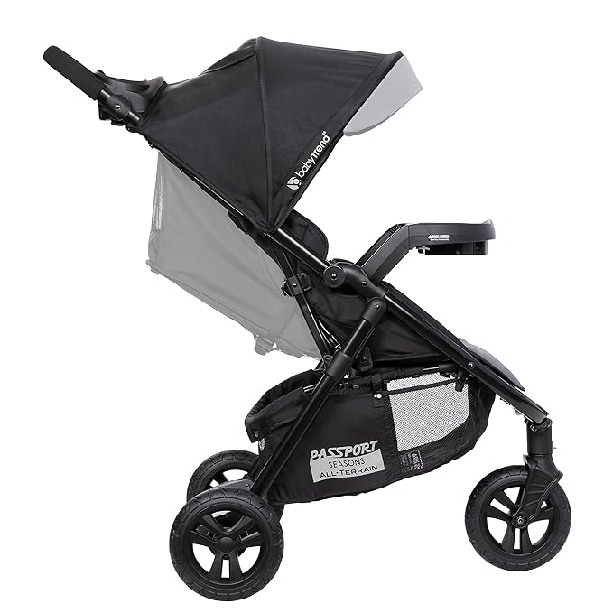 Baby Trend Passport® Seasons All-Terrain Stroller Travel System with EZ-Lift™ Plus Infant Car Seat, Dash Black