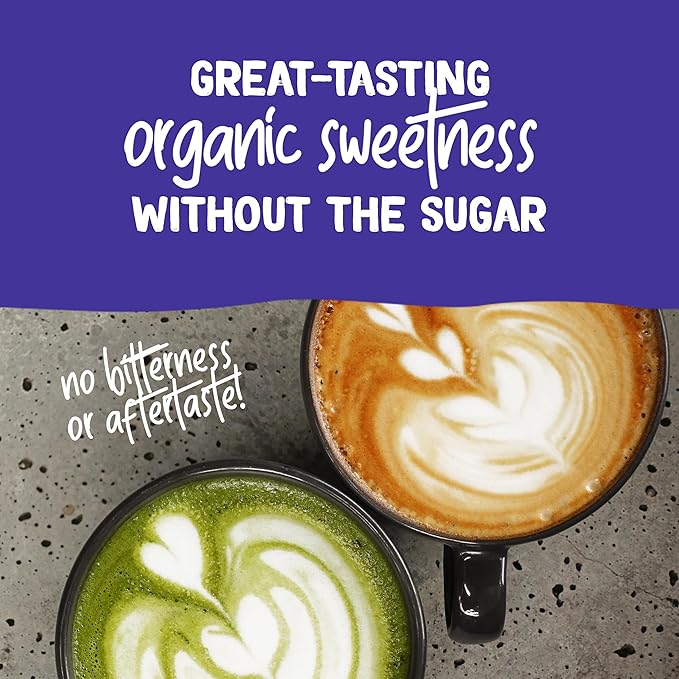 Pyure Organic Stevia Packets | Granulated Sugar Packets - White Sugar Substitute | Zero Carb, Zero Sugar, Zero Calorie Sweetener Packets | Plant-Based Stevia Packets for Keto Coffee | 240 Count