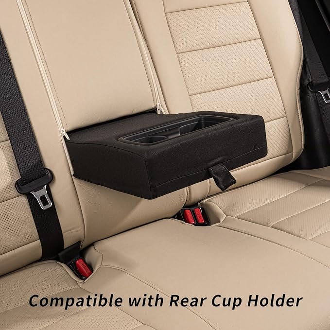 coverdream Rav4 Seat Covers Custom Fit for 2019-2025 Toyota RAV4 LE,XLE,XLE Premium,Limited SUV,Fully Covered,Luxury Waterproof Leather Car Seat Protector(Full Set,Beige)