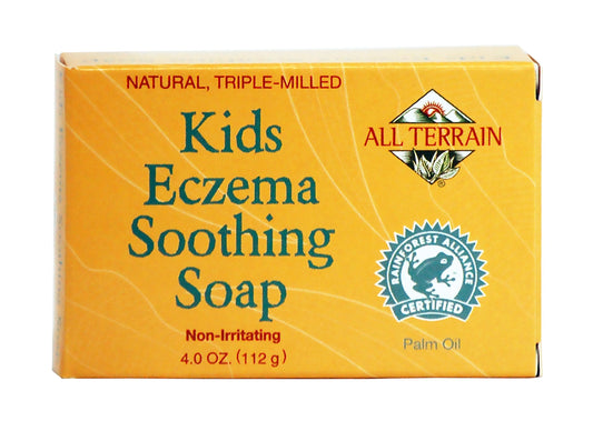 All Terrain Kids Eczema Soothing Soap Bar, 4Oz, To Cleanse & Soothe Kids' Itchy, Irritated Skin