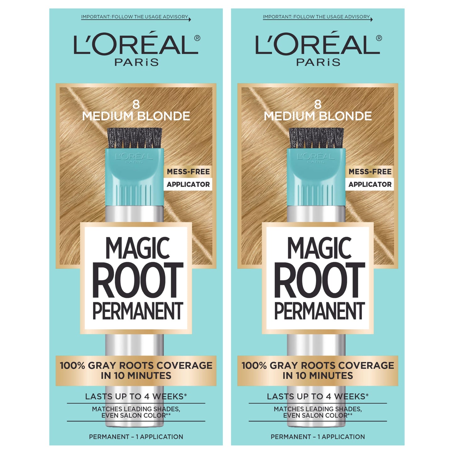 Root Rescue Medium Blonde 8 2Pk