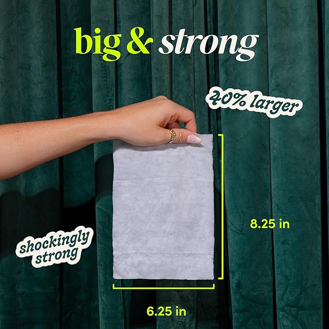 goodwipes Flushable Butt Wipes - Vitamin E & Aloe - Sewer & Septic Safe - Extra Large Adult Wet Wipes For Women & Men - Bathroom Essentials - Botanical Bliss, 318 Count (6 Packs + 1 Travel)
